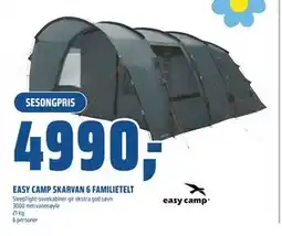 Coop Obs EASY CAMP SKARVAN 6 FAMILIETELT tilbud