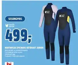 Coop Obs NORTHPEAK EPICWAVE VÅTDRAKT JUNIOR tilbud