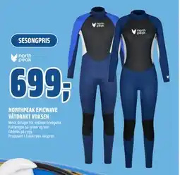 Coop Obs NORTHPEAK EPICWAVE VÅTDRAKT VOKSEN tilbud