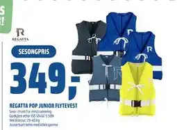 Coop Obs REGATTA POP JUNIOR FLYTEVEST tilbud