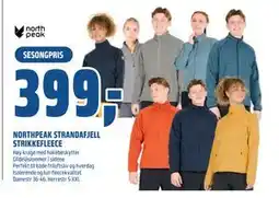 Coop Obs NORTHPEAK STRANDAFJELL STRIKKEFLEECE tilbud