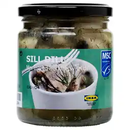 IKEA Sill dill Marinert sild med dill, 250 g tilbud