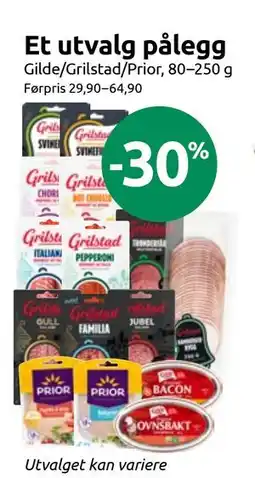 Joker Et utvalg pålegg tilbud