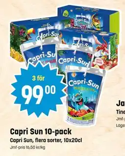 Eurocash Capri Sun 10-pack tilbud