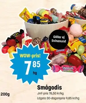 Eurocash Smågodis tilbud