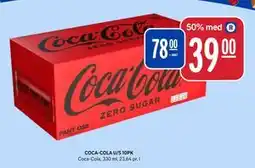 Rema 1000 COCA-COLA U/S 10PK tilbud