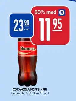 Rema 1000 COCA-COLA KOFFEINFRI tilbud