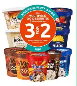 Joker Alle MULTIPACK- OG DESSERTIS fra Hennig-Olsen 3 for 2 tilbud