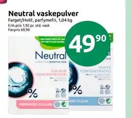 Joker Neutral vaskepulver tilbud