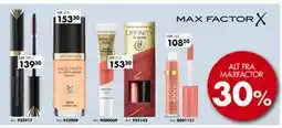 Sparkjøp ALT FRA MAXFACTOR tilbud