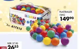 Sparkjøp PLASTBALLER I BAG tilbud
