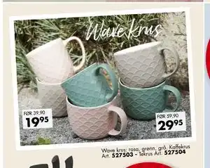 Sparkjøp Wave krus tilbud