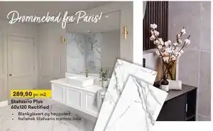 Right Price Tiles Statuario Plus 60x120 Rectified tilbud