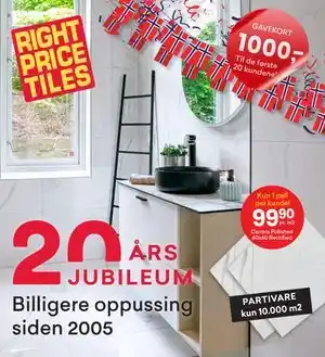 Right Price Tiles Carrara Polished tilbud