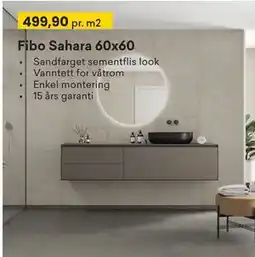 Right Price Tiles Fibo Sahara 60x60 tilbud