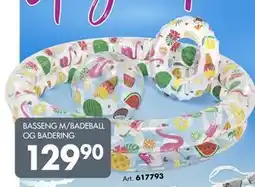 Sparkjøp BASSENG M/BADEBALL OG BADERING tilbud