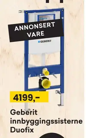 Right Price Tiles Geberit innbyggingssisterne Duofix tilbud