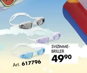 Sparkjøp SVØMMEBRILLER tilbud