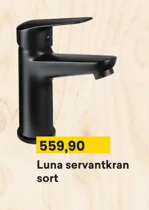 Right Price Tiles Luna servantkran sort tilbud