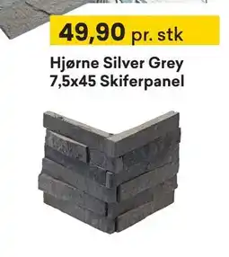 Right Price Tiles Hjørne Silver Grey 7,5x45 Skiferpanel tilbud