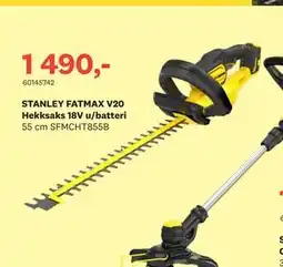 Bygger'n STANLEY FATMAX V20 Hekksaks 18V u/batteri tilbud