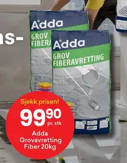 Right Price Tiles Adda Grovavretting Fiber 20kg tilbud