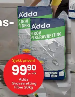 Right Price Tiles Adda Grovavretting Fiber 20kg tilbud