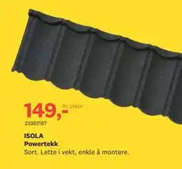 Bygger'n ISOLA Powertekk tilbud