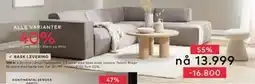 Skeidar Enjoy hjørnesofa tilbud