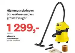 Bygger'n KÄRCHER Grovstøvsuger tilbud