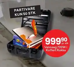 Right Price Tiles Vannsag 720W i Koffert Rokka tilbud