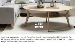 Skeidar Ronja sofabord tilbud