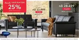 Skeidar Stressless Flora 3 seter tilbud