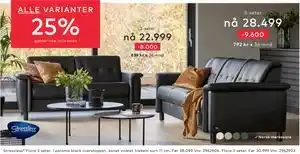Skeidar Stressless Flora 3 seter tilbud