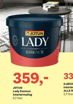 Bygger'n JOTUN Lady Essence Interiørmaling tilbud