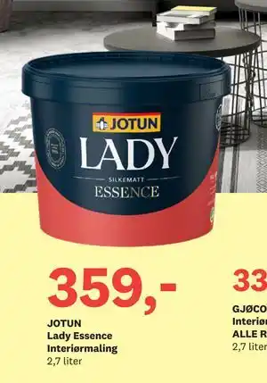 Bygger'n JOTUN Lady Essence Interiørmaling tilbud