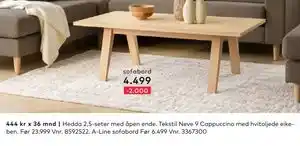 Skeidar A-Line sofabord tilbud