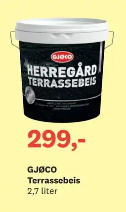 Bygger'n GJØCO Terrassebeis tilbud