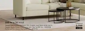 Skeidar Porto sofabordsett tilbud