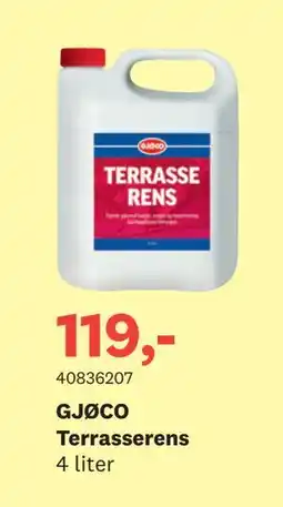 Bygger'n GJØCO Terrasserens tilbud