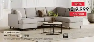 Skeidar Oslo U-Sofa tilbud