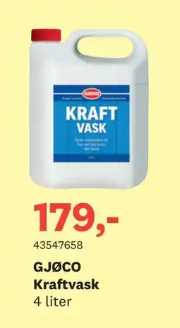 Bygger'n GJØCO Kraftvask tilbud