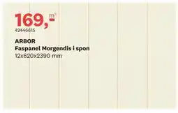 Bygger'n ARBOR Faspanel Morgendis i spon tilbud