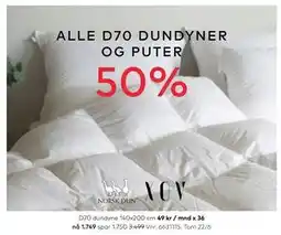Skeidar A L L E D 70 D U N DY N E R O G P U T E R tilbud