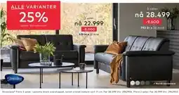 Skeidar Stressless Flora 2 seter tilbud