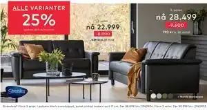 Skeidar Stressless Flora 2 seter tilbud