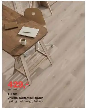Bygger'n ALLOC Original Elegant Eik Natur tilbud