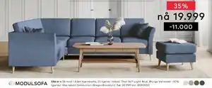 Skeidar Eden hjørnesofa tilbud
