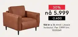 Skeidar Jessie hvilestol tilbud
