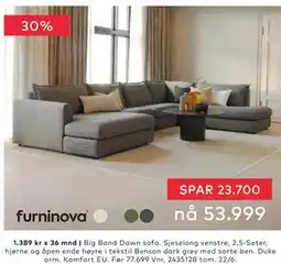 Skeidar Big Band Dawn sofa tilbud